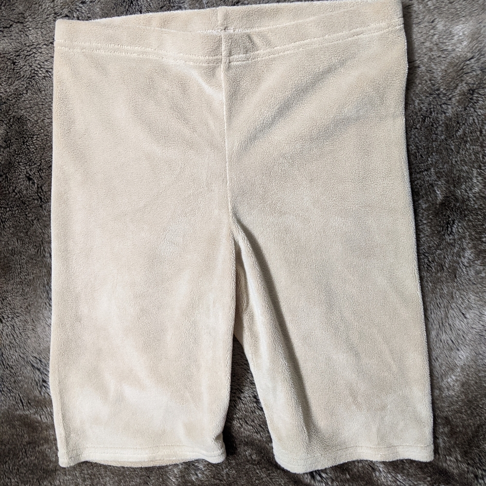 NWT Velour Biker Shorts